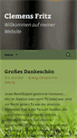 Mobile Screenshot of clemensfritz.com