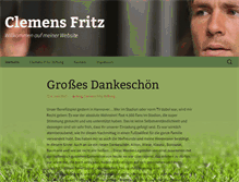 Tablet Screenshot of clemensfritz.com